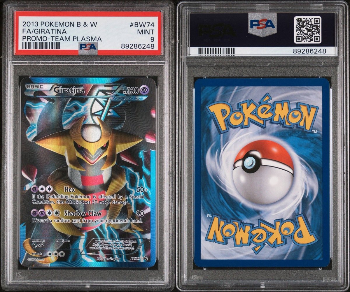 Giratina BW74 PSA 9 Promo Team Plasma Pokemon Full Art – Photo 3